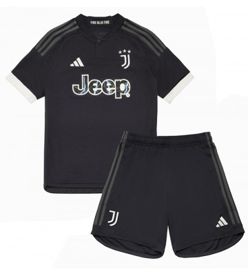 Juventus babykläder Tredje Tröja barn 2023-24 Korta ärmar (+ Korta byxor)